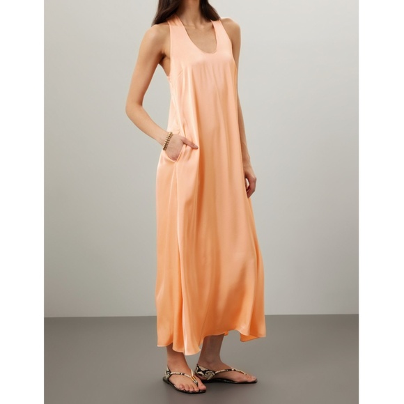 Rosetta Getty Twist Back Shift Dress Sz 10 - Picture 2 of 8